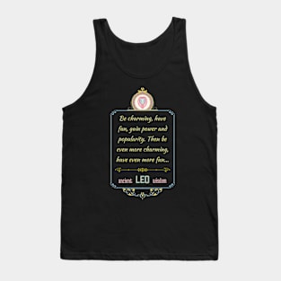 Funny quotes of the star signs: Leo Tank Top